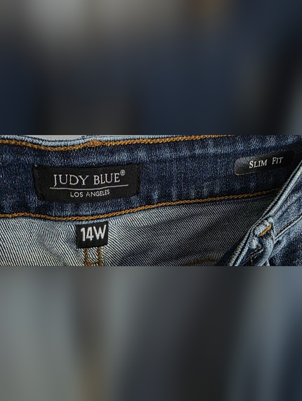Judy Blue Dark Wash Classic Jeans 14w - Picture 2 of 5